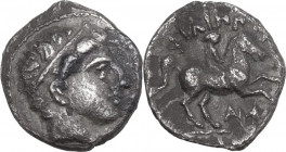Continental Greece. Kings of Macedon. Philip II (359-336 BC). AR Fifth of Tetradrachm. Amphipolis mint. Struck under Antipater or Polyperchon, circa 3...