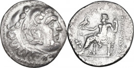 Continental Greece. Kings of Macedon. Alexander III 'the Great' (336-323 BC). AR Tetradrachm. Perge mint (Pamphylia). Dated CY 20 (202/1 BC). Obv. Hea...