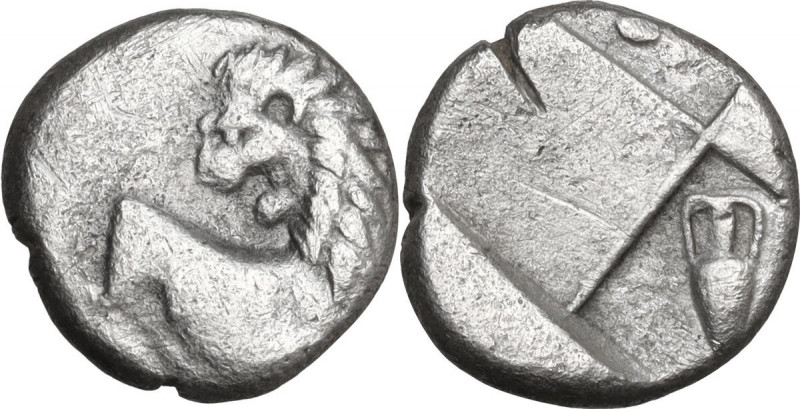 Continental Greece. Thrace, Chersonesos. AR Hemidrachm, 386-338 BC. Obv. Forepar...