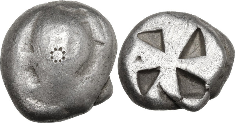 Continental Greece. Islands off Attica, Aegina. AR Stater, c. 525-480 BC. Obv. S...