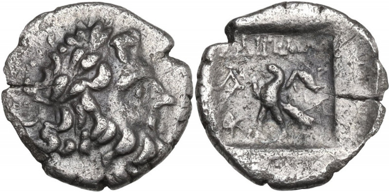 Greek Asia. Caria, Stratonikeia. AR Hemidrachm. Charimon, magistrate. c. 88-85 B...