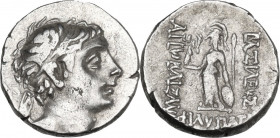 Greek Asia. Cappadocia. Ariobarzanes II. Philopator (63-51 BC). AR Drachm, Mingt A (Eusebeia-Mazaka), date off flan but regnal year Z or H (7-8) = 56-...
