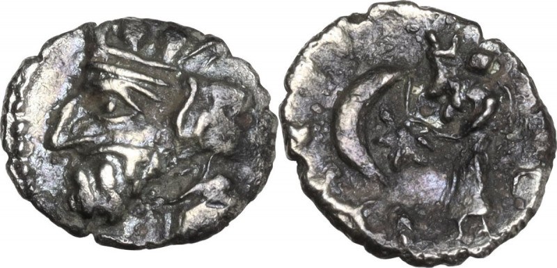 Greek Asia. Persis. Nambed (Namopat) (1st century AD). AR Obol. Obv. Bearded bus...