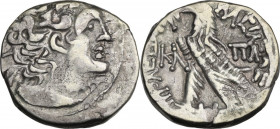 Africa. Egypt, Ptolemaic Kingdom. Ptolemy XII Neos Dionysos (81-58 BC). AR Tetradrachm. Alexandreia mint. Dated RY 21 (61/60 BC). Obv. Diademed head o...