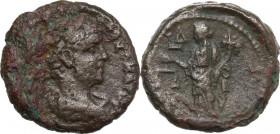 Elagabalus (218-222 AD). AE 25 mm. Alexandria mint. Dated RY 4 (220-221). K&G 56.41. AE. 11.66 g. 25.00 mm. Encrustations. About VF/VF.