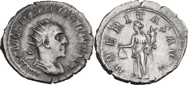 Trajan Decius (249-251). AR Antoninianus. Rome mint. Obv. Radiate bust right. Re...