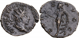 Tetricus II as Caesar (270-273 AD). AE Antoninianus. Romano-Gallic Emperor, 273-274 AD. Colonia Agrippinensis (Cologne) mint. 7th emission. Obv. Radia...