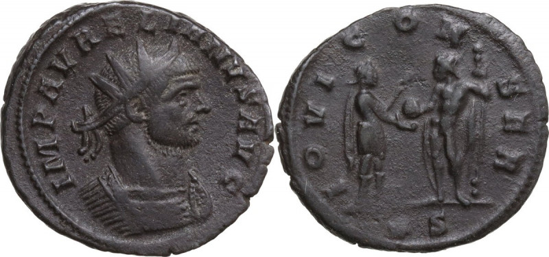 Aurelian (270-275). BI Antoninianus, Siscia mint, 270-275. Obv. Bust of Aurelian...