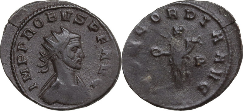 Probus (276-282). BI Antoninianus, Siscia mint. Obv. Bust of Probus right, radia...