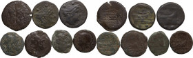 The Roman Republic. Multiple lot of seven (7) unclassified AE coins. AE.