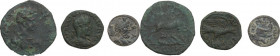 The Roman Empire. Lot of 3 AE denominations, provincial issues, 2nd-3rd century AD.