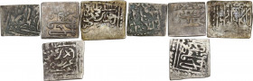 Ottoman Empire. Lot of 4 (four) AR Nasri of Ahmad III, Tunis mint, different dates. AR.