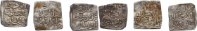 Lot of 3 (three) AR 1/2 Dirhams. Anonymous type in the name of the Qur'an; mints of Tlimsan al-Jadida, Fez. AR. Scarce. About VF.