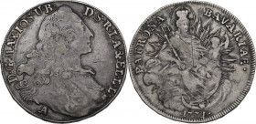 Germany. Bayern. Maximilian III Joseph (1745-1777). AR Taler, Anberg mint, 1771 A. Dav. 1954; KM 234.2. AR. 27.81 g. 41.00 mm. Toned. About VF.
