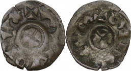 Italy. Orio Malipiero or Mastropiero (1178-1192). BI Denar, 1178-1192, Venezia mint. CNI 45. BI. 0.28 g. 14.00 mm. VF.