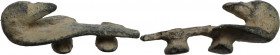 Bronze fibula in the shape of a duck. Roman, 3rd century AD. 39 mm.
