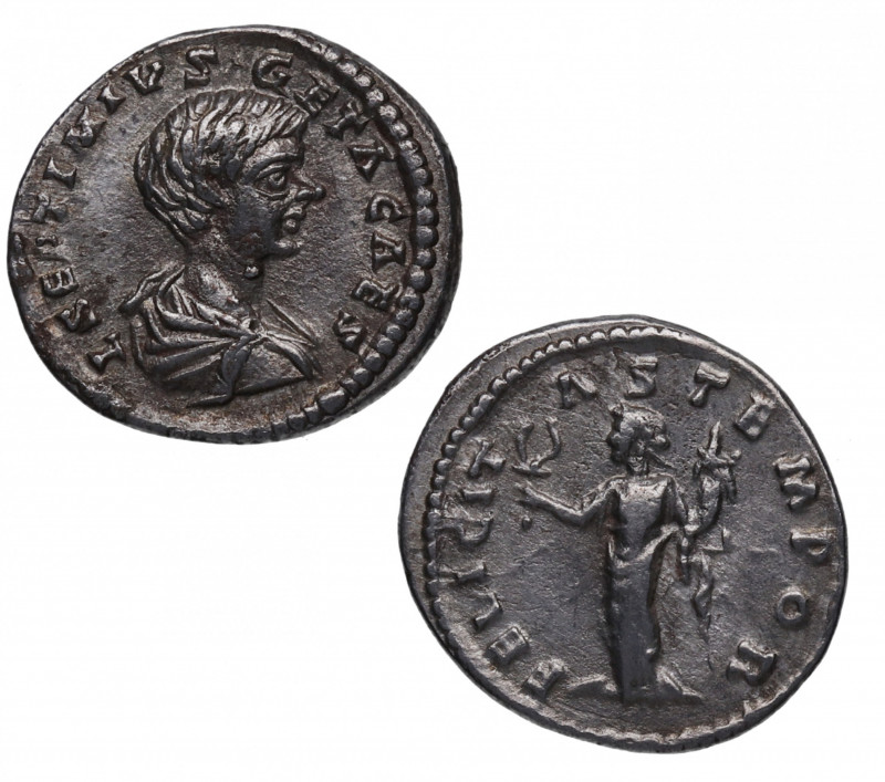 211-19 d.C. Geta. Denario. Ag. 2,90 g. EBC-. Est.120.