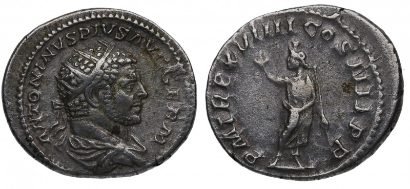 216 d..C.. Caracalla. Roma. Antoniniano. Ag. 5,40 g. ANTONINVS PIVS AVG GERM, bu...