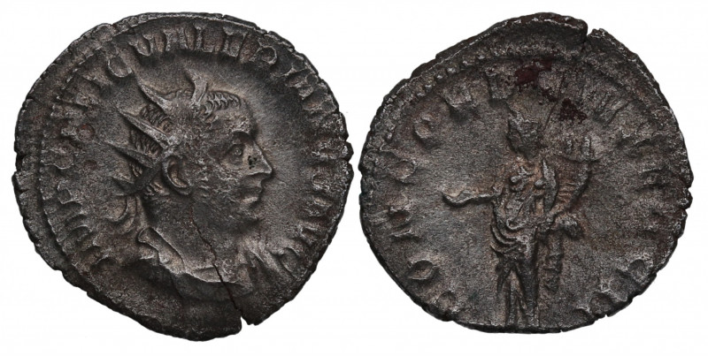 253-260 d.C. Valeriano I. Antoniniano. Ag. 2,63 g. MBC. Est.55.