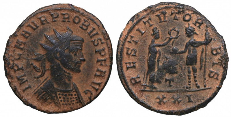 276-282 dC. Probo (276-282 dC). Siscia. Antoniniano. RIC-731. Cu. 2,75 g.  IMP C...