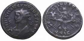 280 d. C. Probo. Cyzicus . Aureliano. 3,34 g. SOLI INVICTO 3ª oficina. MBC-. Est.25.