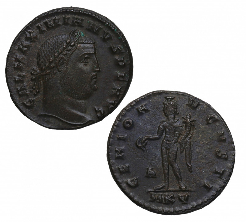305-311 d.C. Galerio Maximiano. Follis. Ae. 7,50 g. EBC+. Est.80.