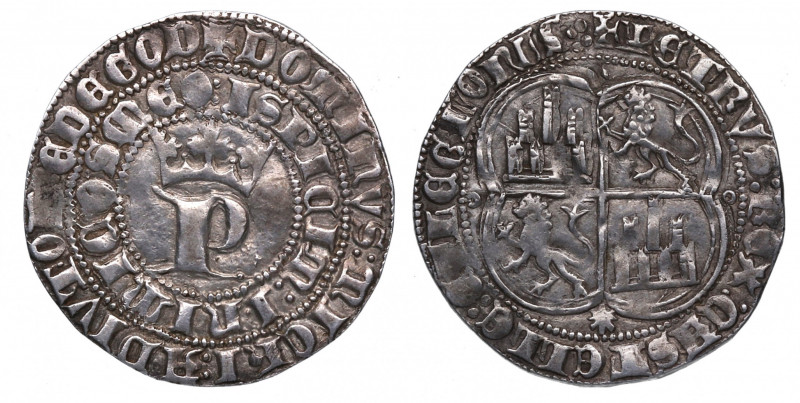 1350-1369. Pedro I (1350-1369). Coruña. 1 Real. A. Burgos 434. Ag. 3,08 g. ESCAS...