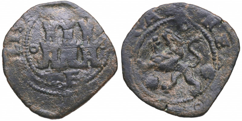 1556-1598. Felipe II (1556-1598). Coruña. 2 Maravedís. Ve. 3,60 g. Roeles a los ...