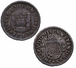 1739. Felipe V (1700-1746). México. ½ Reales Columnario. MF. A&C 262. Au. 3,11 g. Bella. EBC+ / EBC. Est.280.