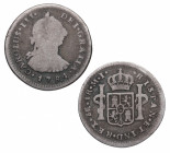 1784. Carlos III (1759-1788). Lima. 1 Real. MI. A&C 370. Ag. 3,05 g. BC. Est.30.
