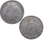 1791. Carlos IV (1788-1808). México. 8 reales. FM. A&C 953. Ag. 26,84 g. Marquitas. EBC-. Est.140.