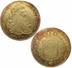 1799. Carlos IV (1788-1808). Lima. 8 Escudos. IJ. A&C 1600. Au. 27,01 g. Hojita en anverso. EBC-. Est.1600.