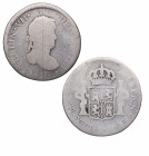 1816. Fernando VII (1808-1833). Lima. 2 Reales. JP. A&C 816. Ag. 6,00 g. BC. Est.30.