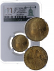 1937. II República (1931-1939). Castellón. 1 Peseta. A&C 41. Ve. Encapsulada por NN COINS en MS 64+. SC. Est.80.