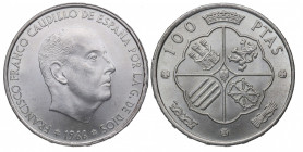 1966*66. Franco (1939-1975). 100 Pesetas. A&C 145. SC. Est.20.