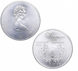 1976. Canadá. 5 Dolares. Ag. 24,50 g. SC. Est.35.