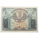 1907. Alfonso XIII (1886-1931). 50 Pesetas. Buen ejemplar. MBC+. Est.100.