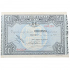 1937. Guerra Civil (1936-1939). 50 Pesetas. Buen ejemplar. EBC-. Est.40.