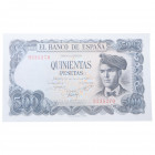 1971. Estado Español (1936-1975). 500 Pesetas. Pick 153a. SIN SERIE. SC. Est.80.