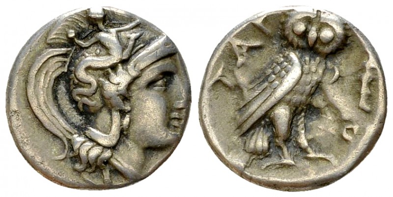 Tarentum AR Drachm, c. 302-280 BC 

 Tarentum, Calabria. AR Drachm (15 mm, 3.2...