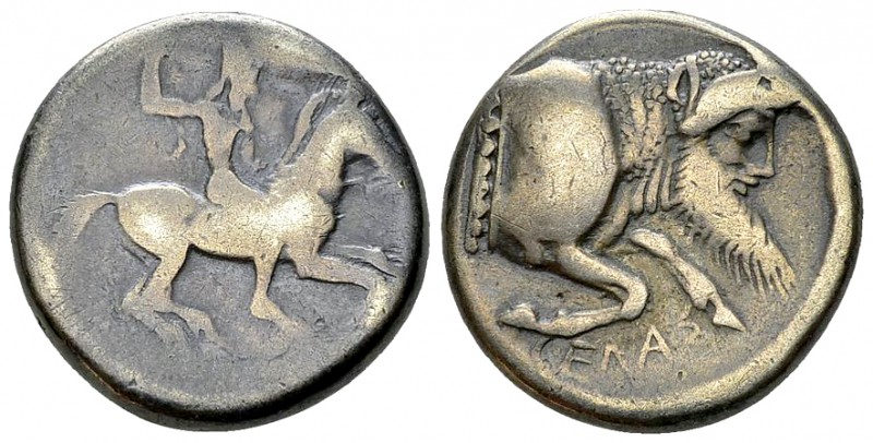 Gela AR Didrachm, c. 490-475 BC 

 Gela, Sicily. AR Didrachm (20 mm, 8.16 g), ...