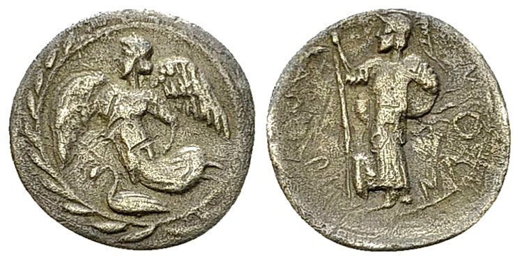 Kamarina AR Litra, c. 461-435 BC 

Sicily, Kamarina . AR Litra (14 mm, 0.66 g)...