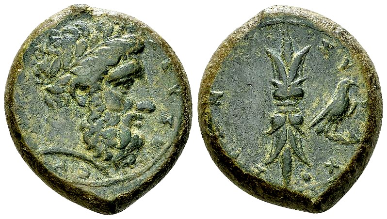 Syracuse AE Hemidrachm, c. 344-317 BC

Sicily, Syracuse . Time of Timoleon and...