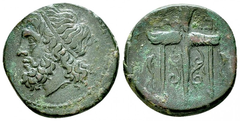 Hieron II AE20 

Sicily, Syracuse. Hieron II (275-215 BC). AE20 (6.31 g).
Obv...