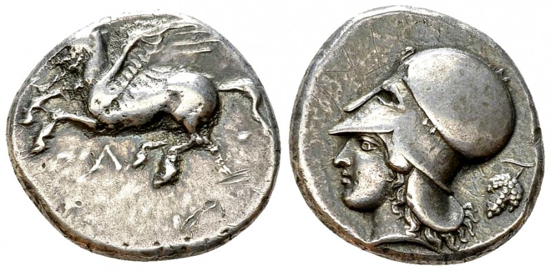 Leucas AR Stater, c. 300 BC, ex M&M Basel FPL 1956 

Acarnania, Leucas . AR St...