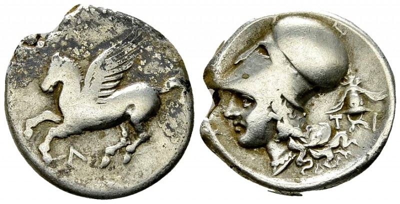 Leucas AR Stater, c. 300 BC 

 Acarnania, Leucas . AR Stater (20-22 mm, 8.37 g...