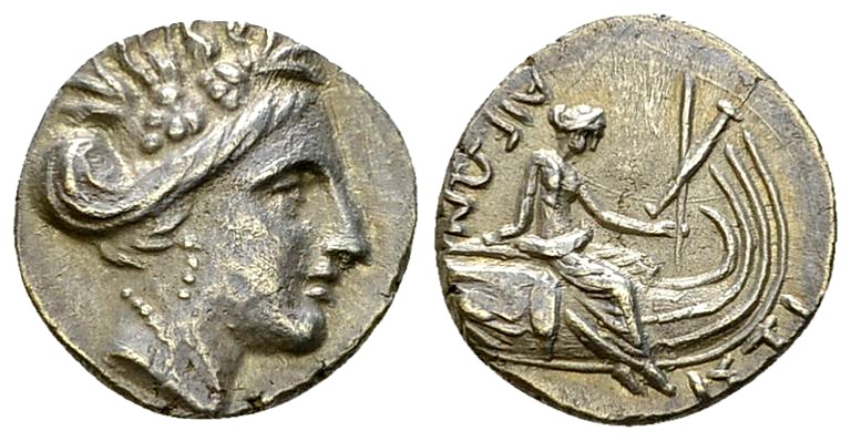 Histiaia AR Tetrobol, 3rd-2nd centuries BC 

Euboia, Histiaia . AR Tetrobol (1...