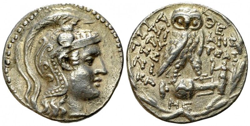 Athens AR New Style Tetradrachm, 144/143 BC 

 Attica, Athens. AR Tetradrachm ...