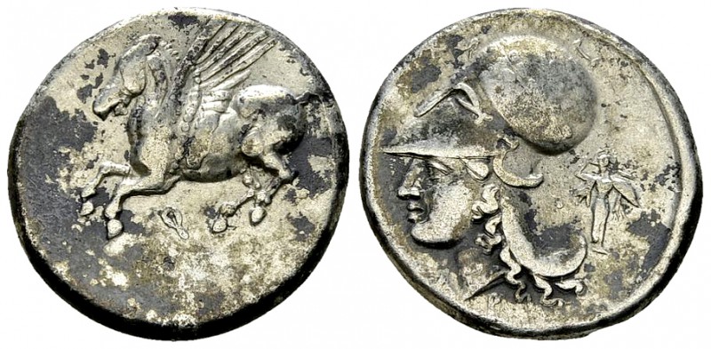 Corinth AR Stater, c. 375-300 BC 

 Corinthia, Corinth. AR Stater (21 mm, 8.48...