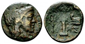 Argos AE Dichalkon, c. 100-50 BC 

Argolis, Argos . AE Dichalkon (16 mm, 3.49 g), c. 100/90-50 BC. Pamphaes, magistrate.
Obv. Head of Hera right, w...